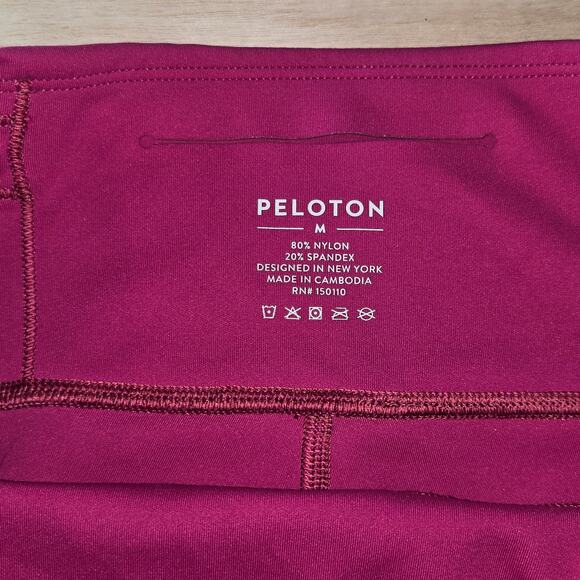 PELOTON Move Mission Tulip Hem Legging sz M hot pink - Picture 4 of 6